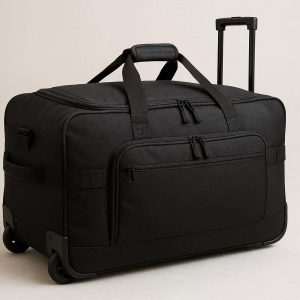Rolling Luggage Storage Bag for Easy Travel with Heavy Items